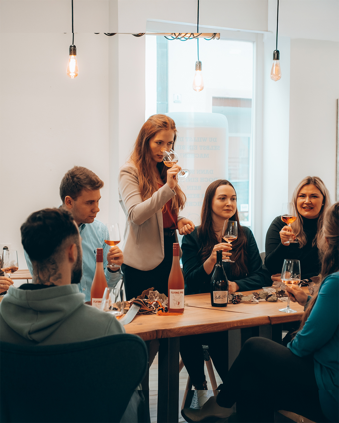 Henrike Maira Heinicke as wineprincess pairing food with the perfect wine